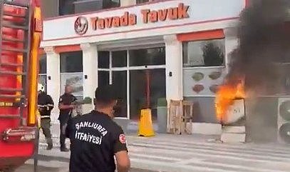 Şanlıurfa’da Elektrik Panosunda Yangın Çıktı