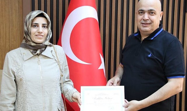 Şanlıurfa Eğitim Ve Araştırma Hastanesi’nde Nergiz Arpa’ya Teşekkür Belgesi